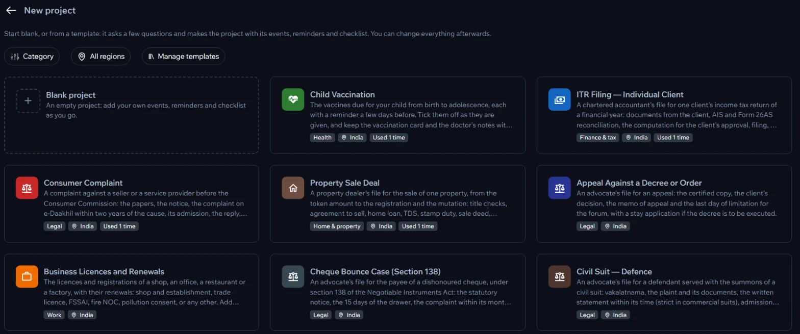 The Contuitive workflow library: workflows by category and region