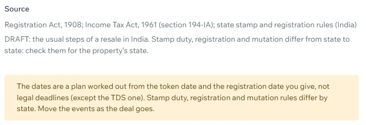 A workflow's sources and its note on what differs from state to state